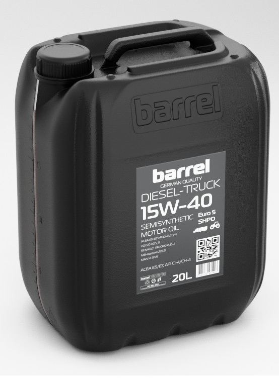 Олива моторна BARREL DIESEL-MINERAL TRUCK 15W40, 20 л